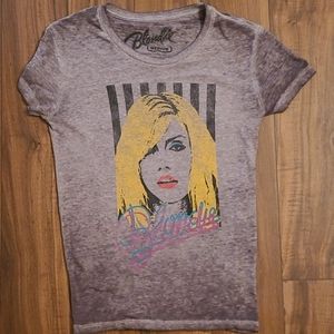 Blondie Band Gray Short Sleeve T-Shirt Size Medium